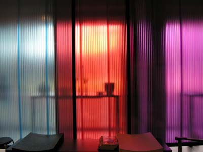 wall partitioning light clad